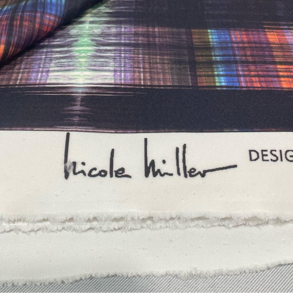 Nicole Miller Designer Fabric Vibrant Bold Modern Exclusive Joann 2 Yds X 57” W